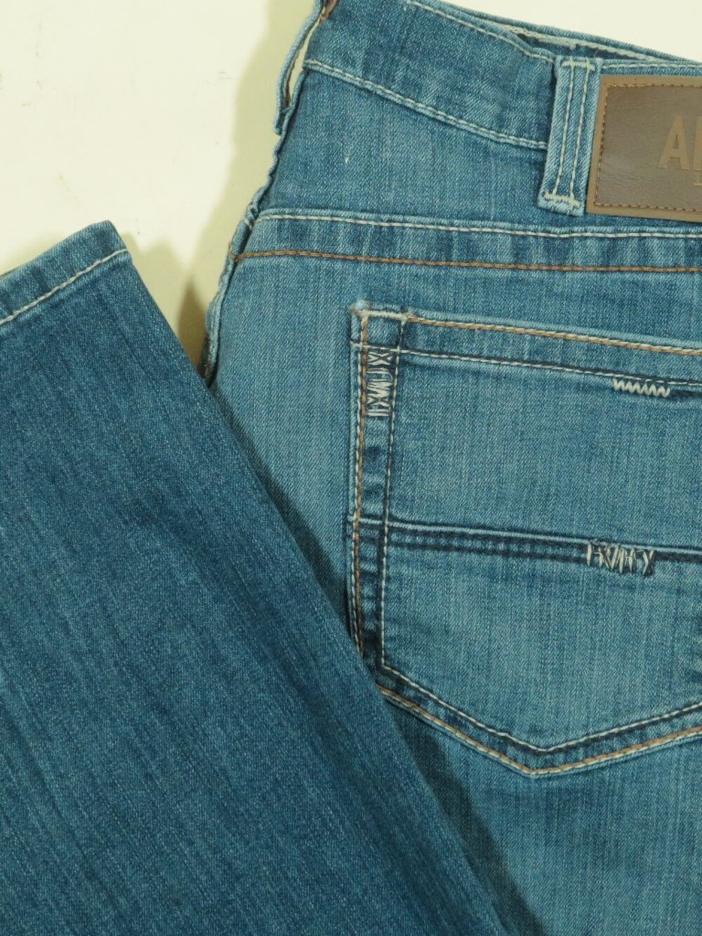 Ariat M4 Low Rise Boot Cut Jeans Mens 36x32 Medium Wash Western Denim